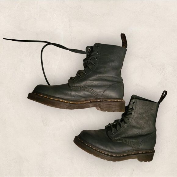 Dr. Martens 1460 Pascal Green Lace-up Boots, Women's Size 6 - Picture 5 of 5